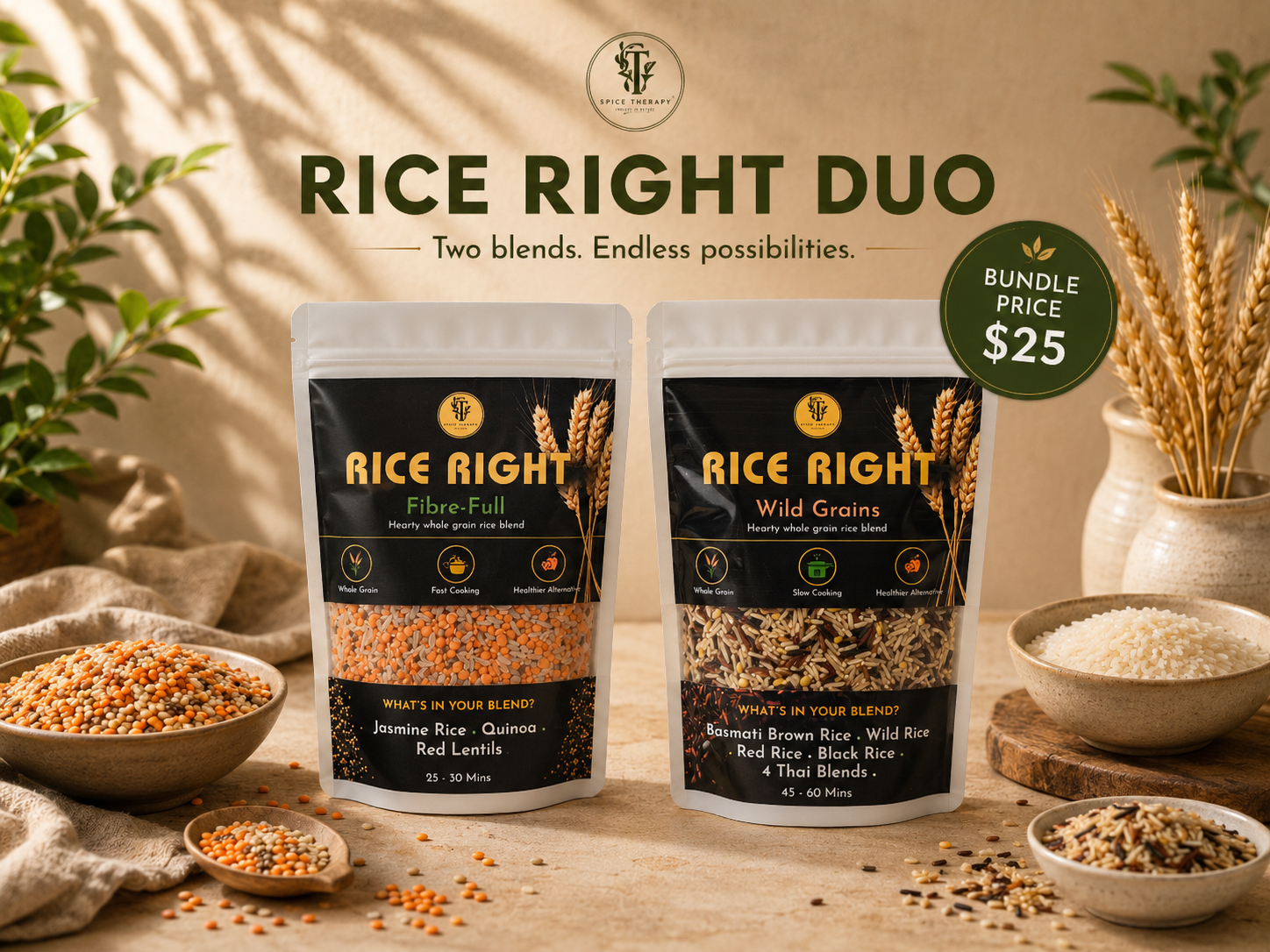 rice blend poster