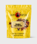 Yellow package of Iron Pants Ugba (Oil Bean) on a white background